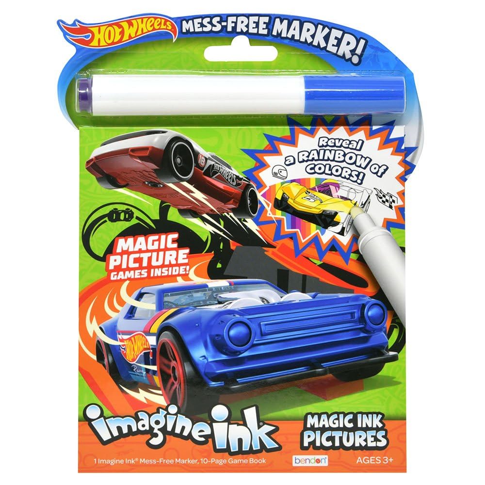 Bendon Hot Wheels monster truck sticker pad adds over 295 stickers for creative scenes.