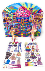 Bendon Lisa Frank stickers sheet ready for sticker dressing adventures