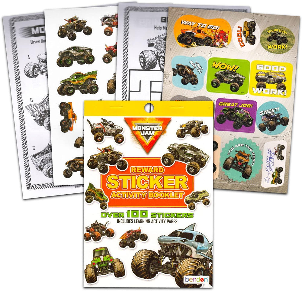 Bendon Monster Jam sticker book adds extra fun and collectability