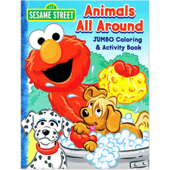 Bendon Sesame Street character-themed pages invite storytelling and color exploration