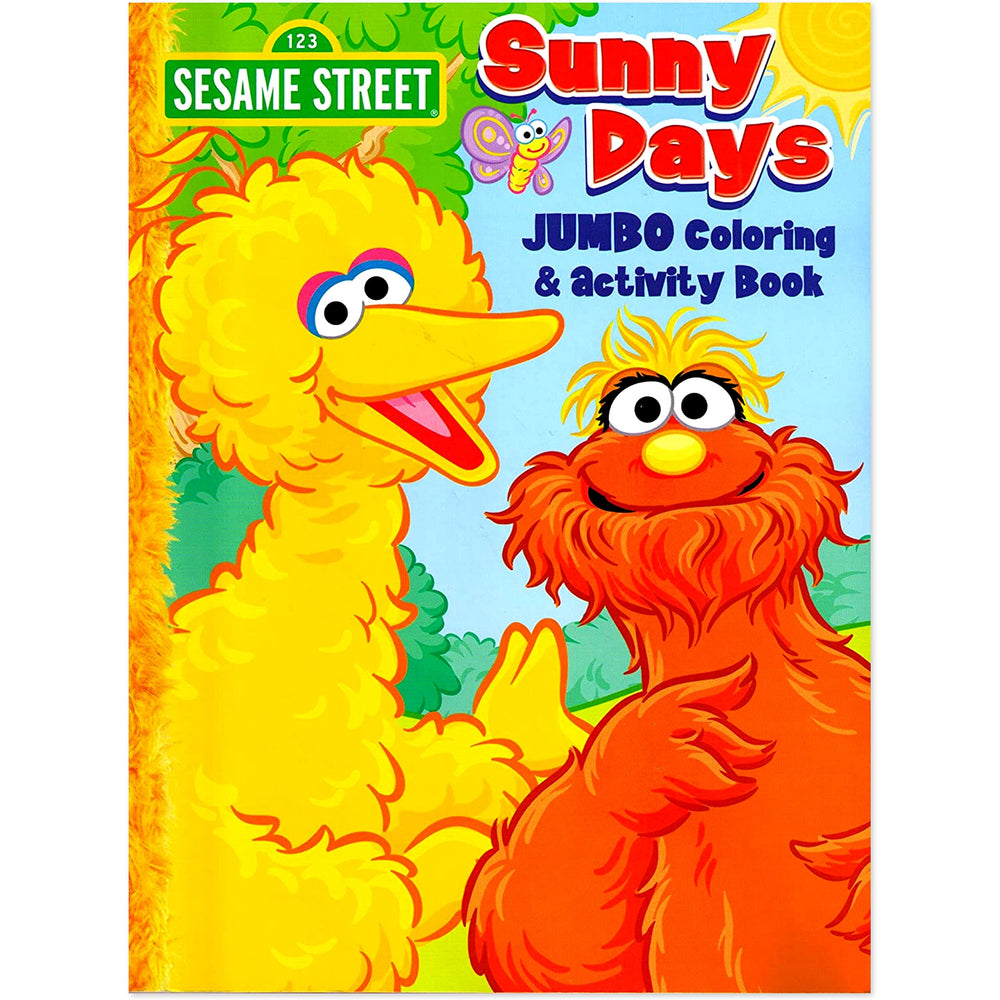 Bendon Sesame Street coloring page features friendly characters for creative coloring