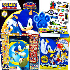 Bendon Sonic Hedgehog coloring book cover inviting imaginative play and color exploration.