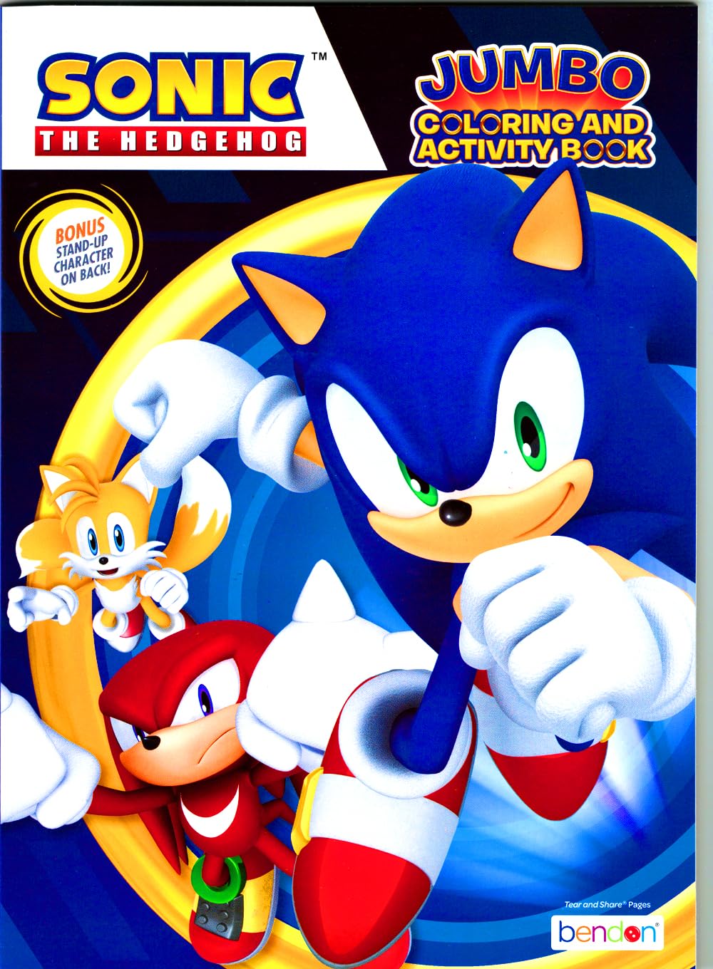 Bendon Sonic Imagine Ink page offers mess-free coloring for on-the-go fun.