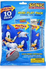 Bendon Sonic play pack coloring book for creative kids