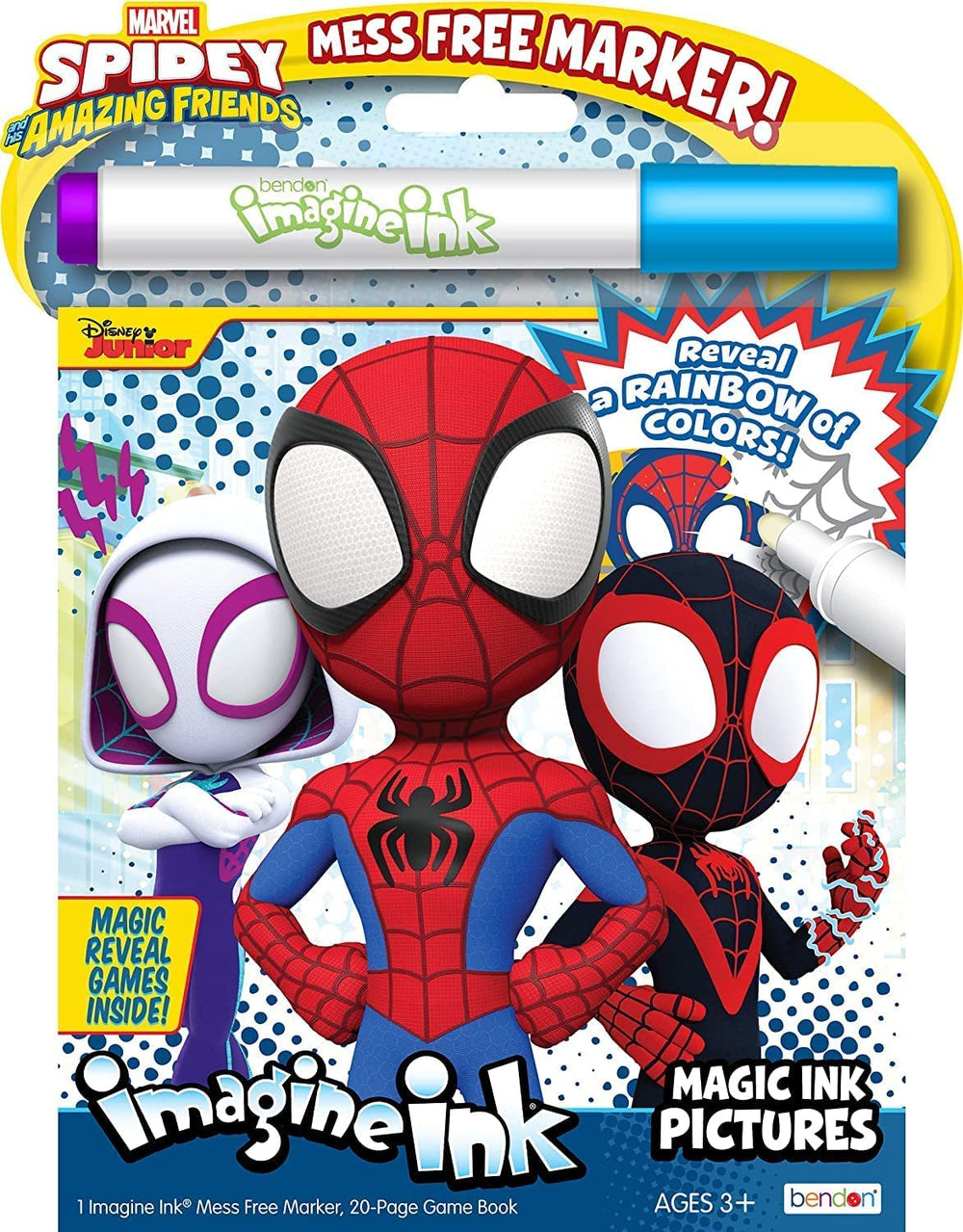 Bendon Spidey Grab and Go Pack delivers portable fun for trips.
