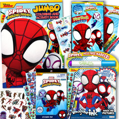 Spidey Imagine Ink book enhances mess-free creativity for kids.