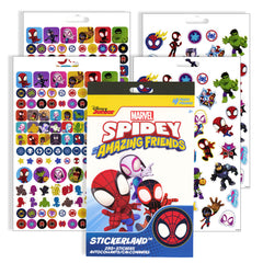 Bendon Spidey reward stickers for motivation and classroom or party use
