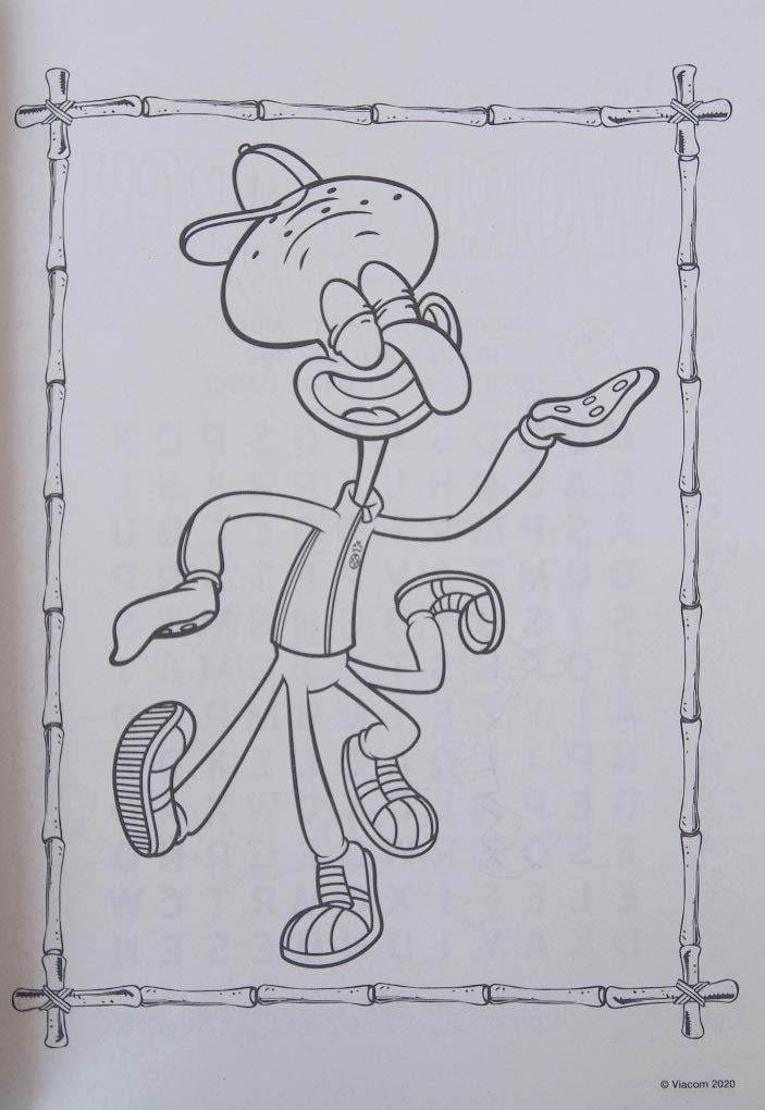 Bendon Spongebob coloring page featuring favorite characters invites lively coloring.
