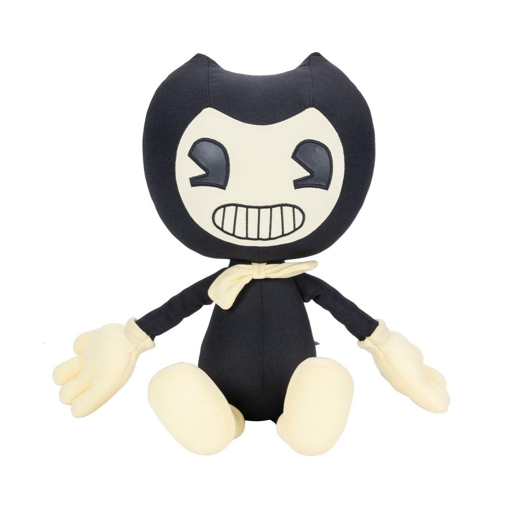Bendy plush 16-inch front view, premium soft material for display and cuddle.