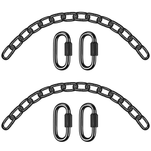 BeneLabel 28-inch hanging chains with four carabiners for secure overhead mounting