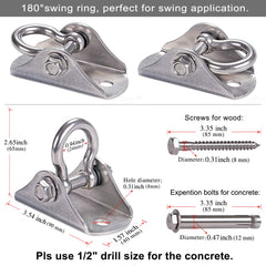 BeneLabel detachable swing ring for quick reconfiguration with connectors