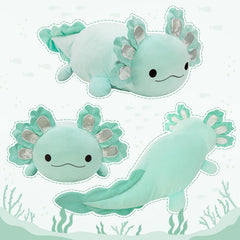 Durable stitching on BENINY axolotl plush for everyday use