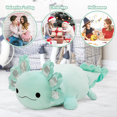 BENINY axolotl plush gift-ready packaging and presentation