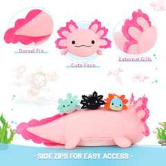 Beniny Axolotl Plush play-ready design sparks storytelling and pretend adventures.