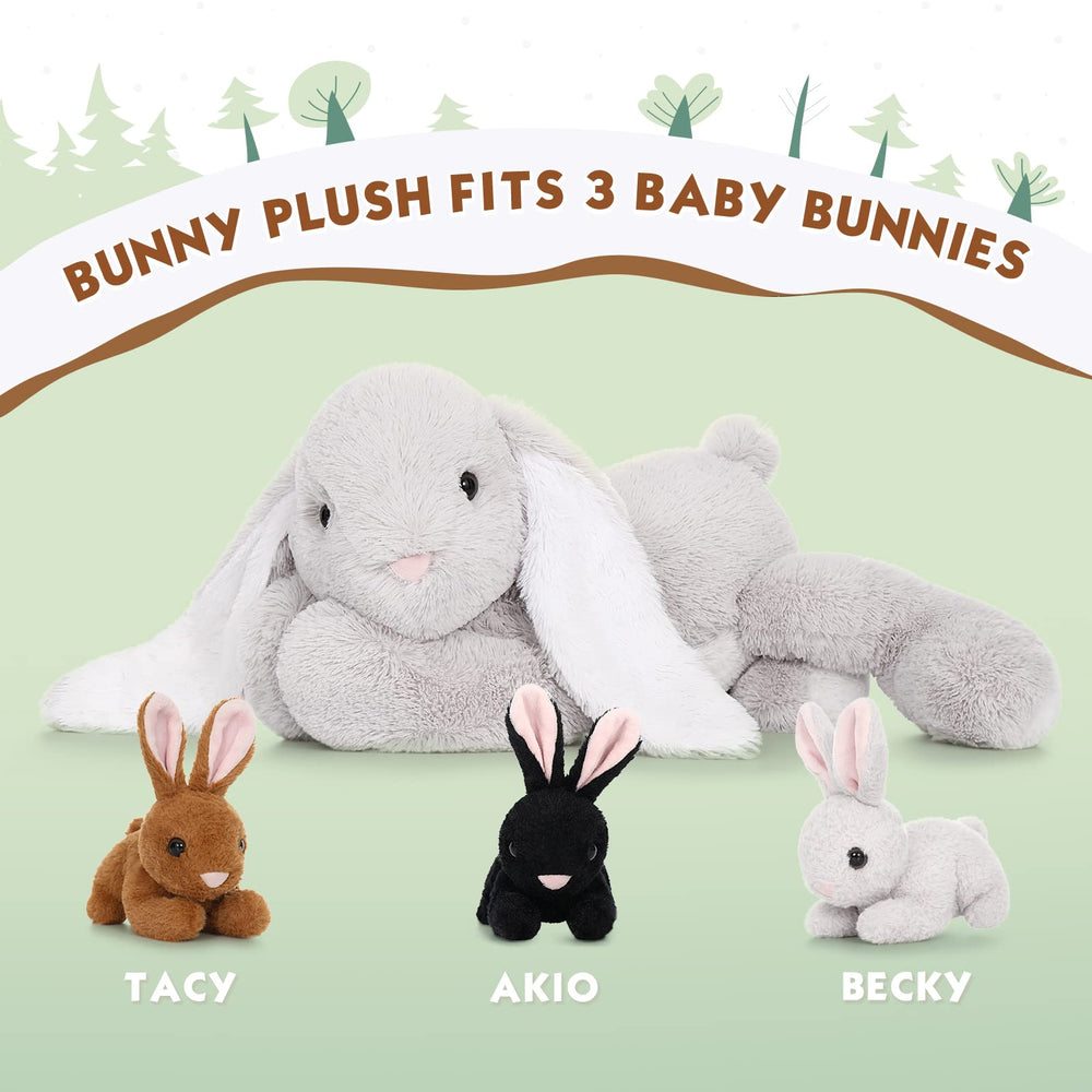 BENINY small bunny 2 travel buddy for naps and comfort
