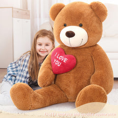 BENINY 52-inch bear suitable for kids and adults to share hugs.