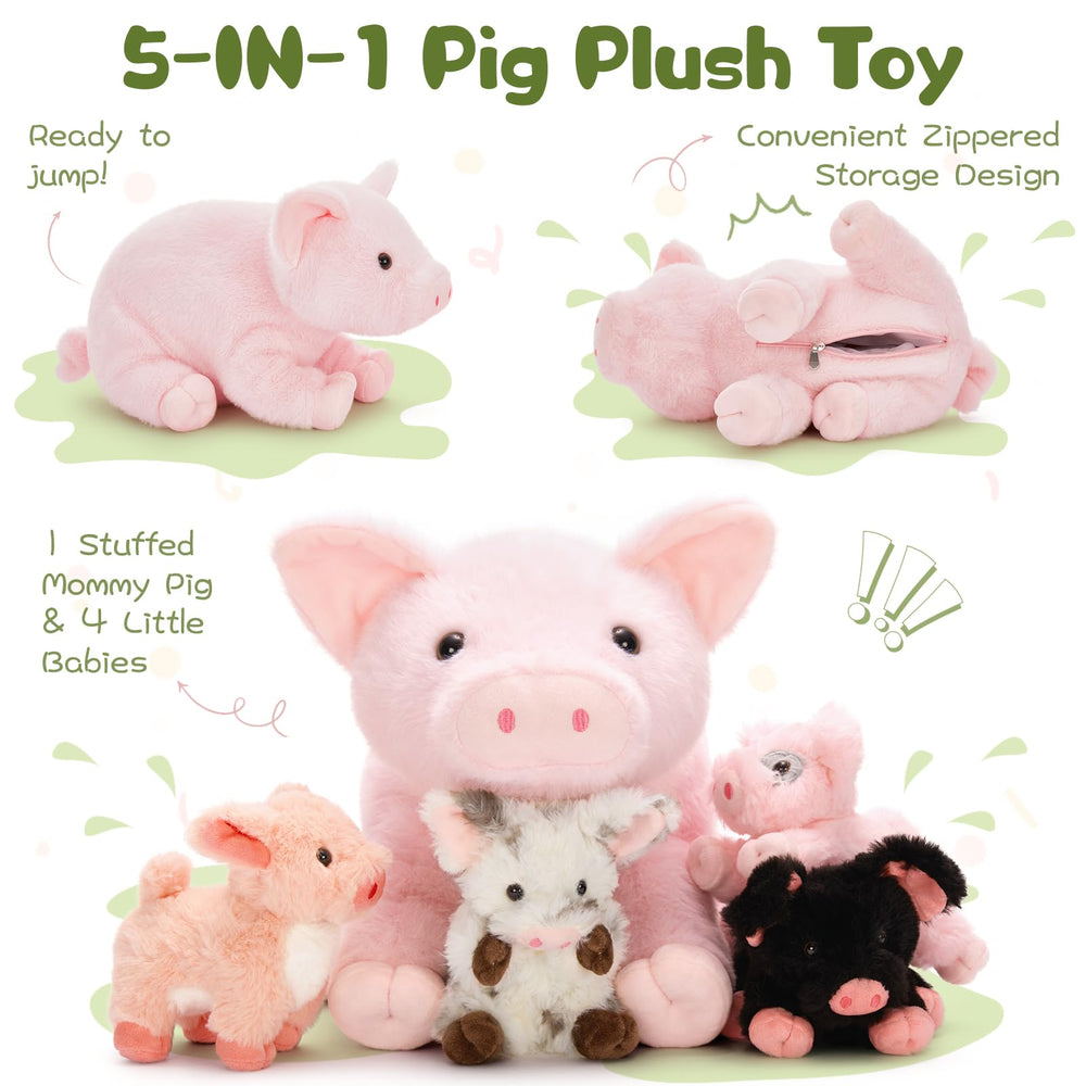 BENINY pig set, gift-ready packaging for birthdays or baby showers.