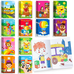 BenLouis 24 pcs preschool coloring books cover for party favors and gifts