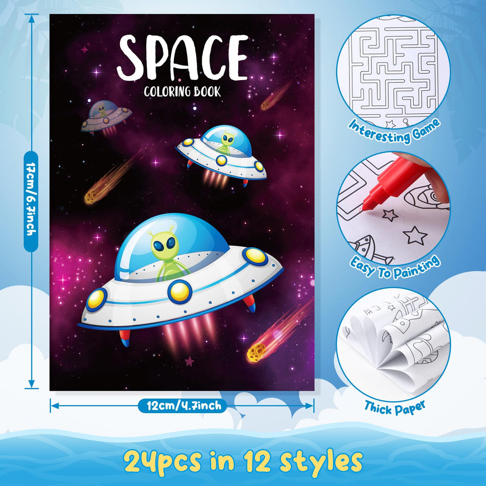 BenLouis astronaut activity books bulk stimulating fine motor skills during classroom or travel time.