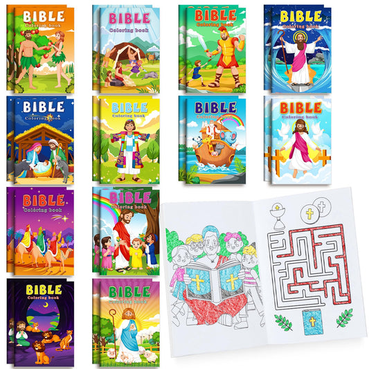 BenLouis Bible verse coloring books bulk pack with colorful pages for kids