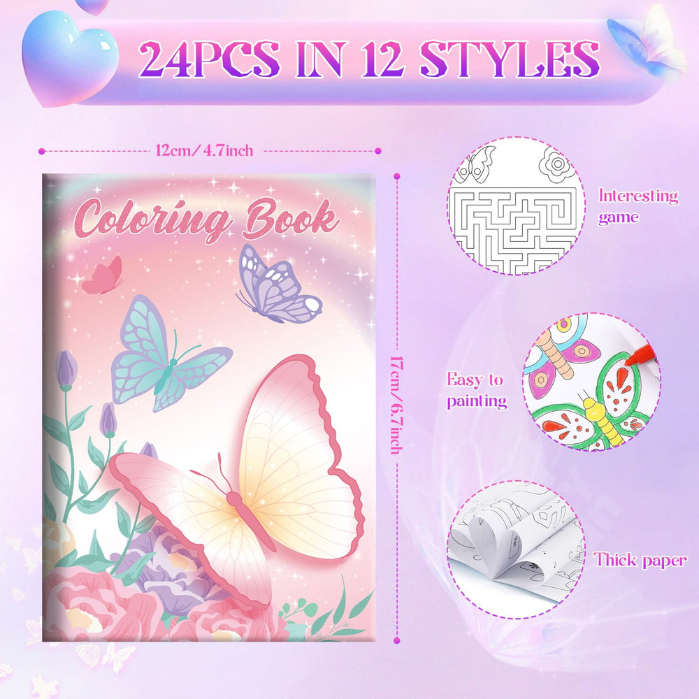 BenLouis butterfly coloring pages double sided for creative, mess friendly coloring sessions.