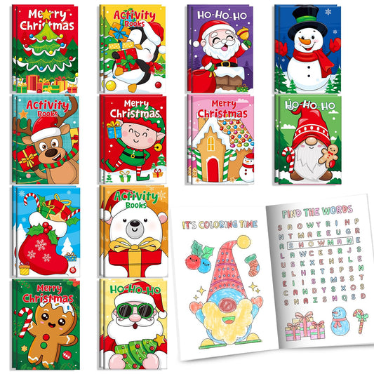 BenLouis Christmas mini activity book cover engages kids with festive designs for holiday excitement.