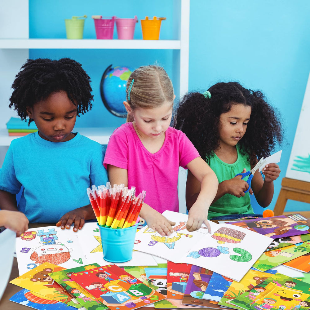 BenLouis double sided pages for longer coloring sessions and skill building