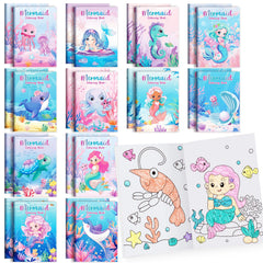 BenLouis Mermaid coloring book pack front cover, ideal party favor for kids