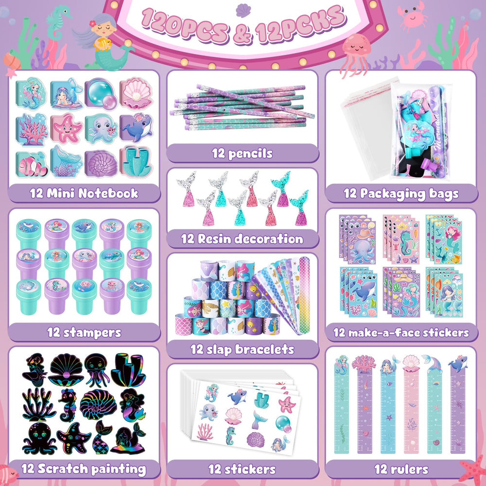 BenLouis mermaid pencils for colorful writing and crafts