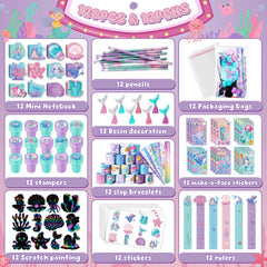 BenLouis mermaid pencils for colorful writing and crafts