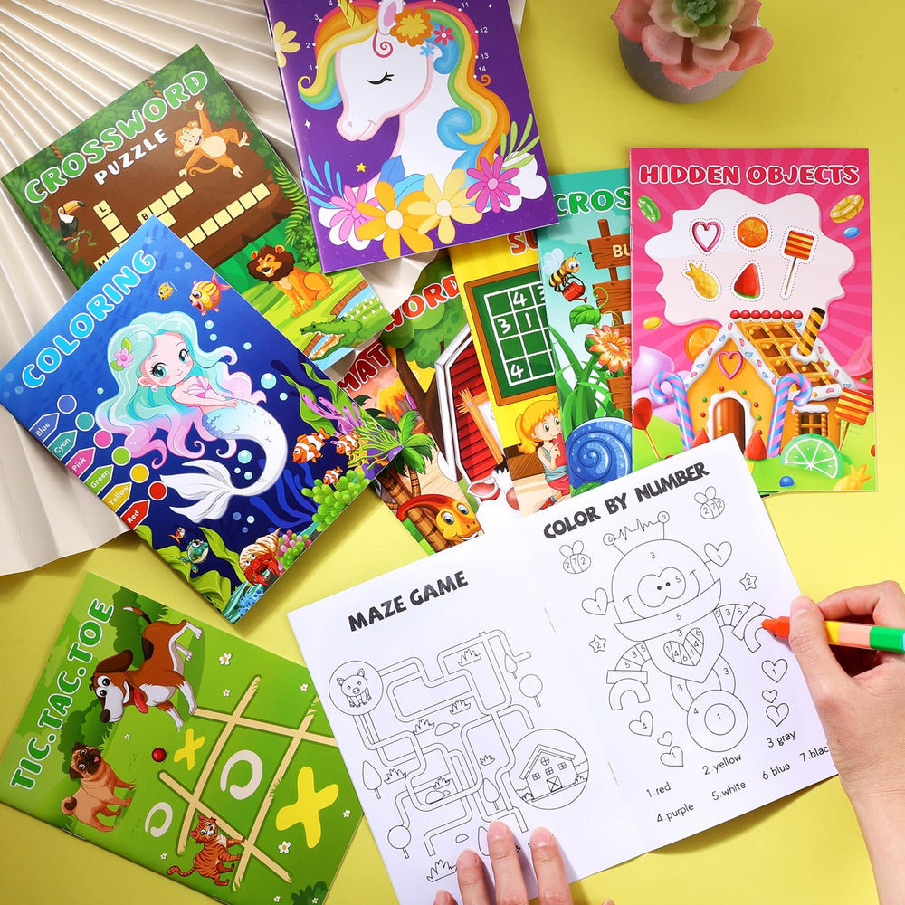 Hidden object page from BenLouis mini activity book to sharpen observation skills