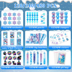 BenLouis snowflake pencils for festive writing and crafts