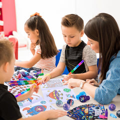 BenLouis space balls provide small sensory toys as party rewards