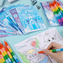 BenLouis stacking crayons pack, fun chubby tools to pair with mini books.