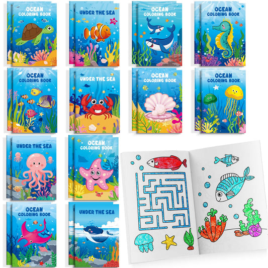 BenLouis under-the-sea coloring books cover, inviting kids to start a marine art adventure.