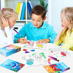 Dolphin coloring page from BenLouis book supports fine motor skill practice.