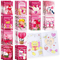 BenLouis Valentines mini coloring book cover, ideal for kids' party favors and gift bags.