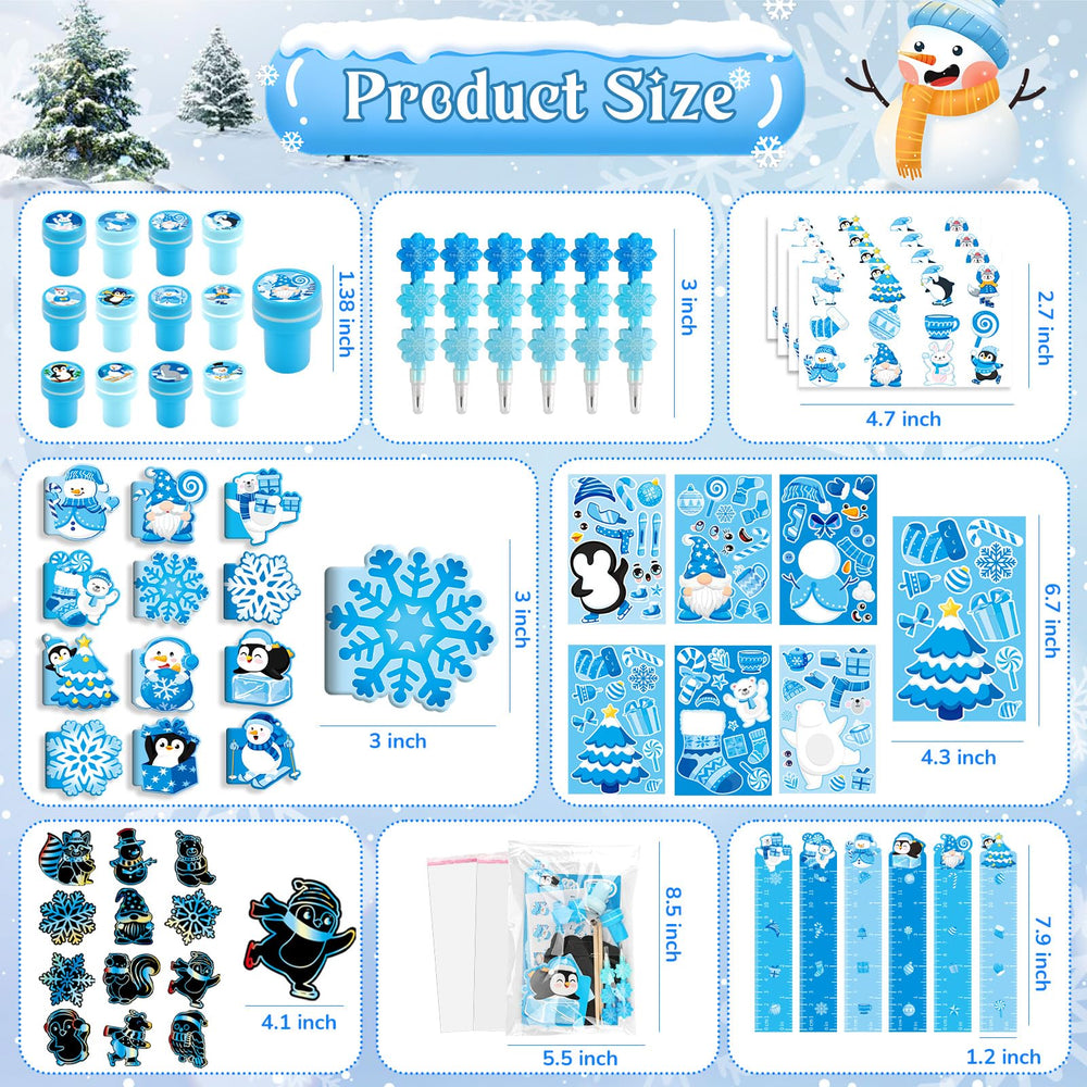 BenLouis winter make-a-face stickers for creative projects