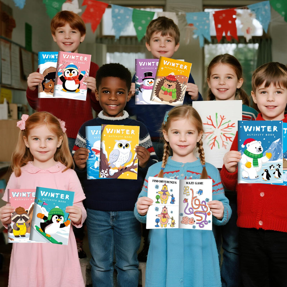BenLouis winter mini activity book word search grows vocabulary on the go