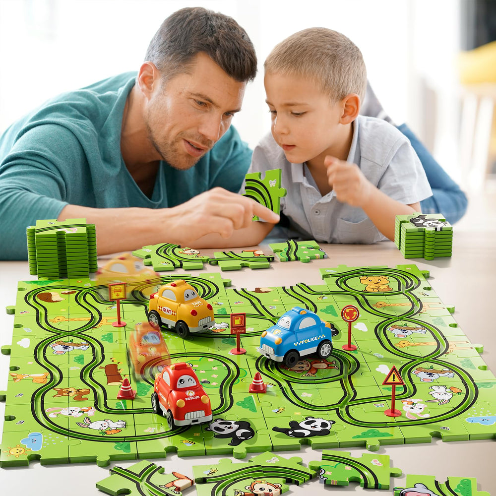 Bennol easy-assembly puzzle tracks support quick setup for kids.