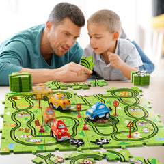Bennol easy-assembly puzzle tracks support quick setup for kids.