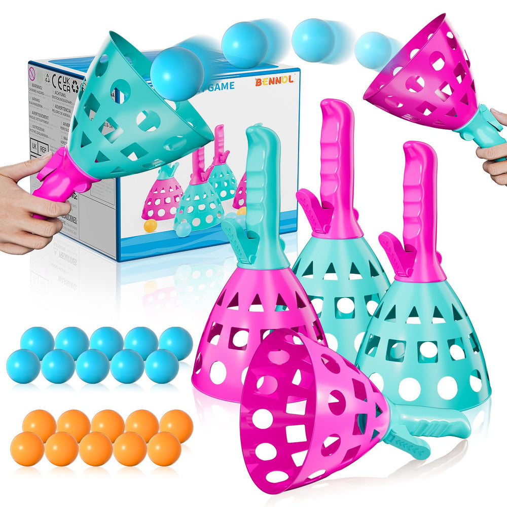Bennol outdoor game with 20 balls keeps kids playing outside longer