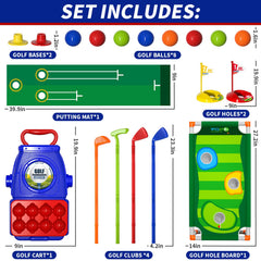 Bennol Upgraded Kids Golf Set flags: bright markers for engaging play.