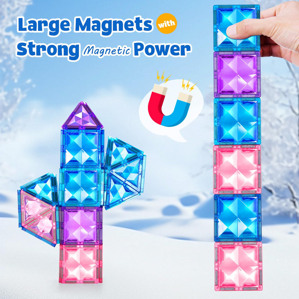 BENOKER magnetic building tiles support STEM learning and coordination.