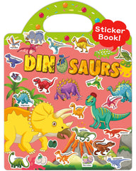 Benresive dinosaurs reusable sticker book cover for travel and playtime benefits
