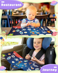 Benresive Space Sticker Book with storage pocket keeps stickers organized