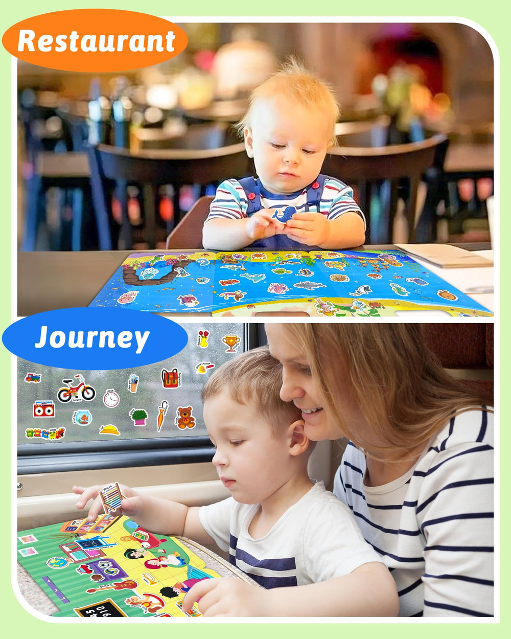 Benresive ocean theme stickers inspire exploration and sensory engagement.
