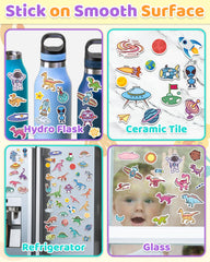Benresive sticker book portable handle design for travel, on-the-go activities