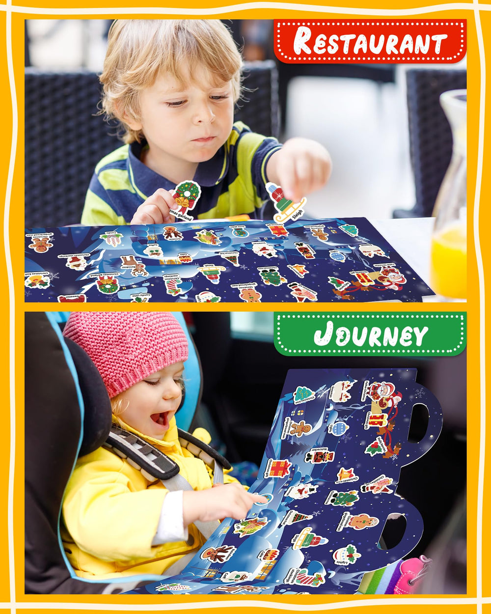 Benresive sticker book travel-friendly design for on-the-go entertainment.