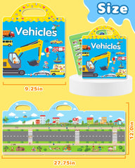 Gift-ready Benresive vehicle sticker book set for birthdays.